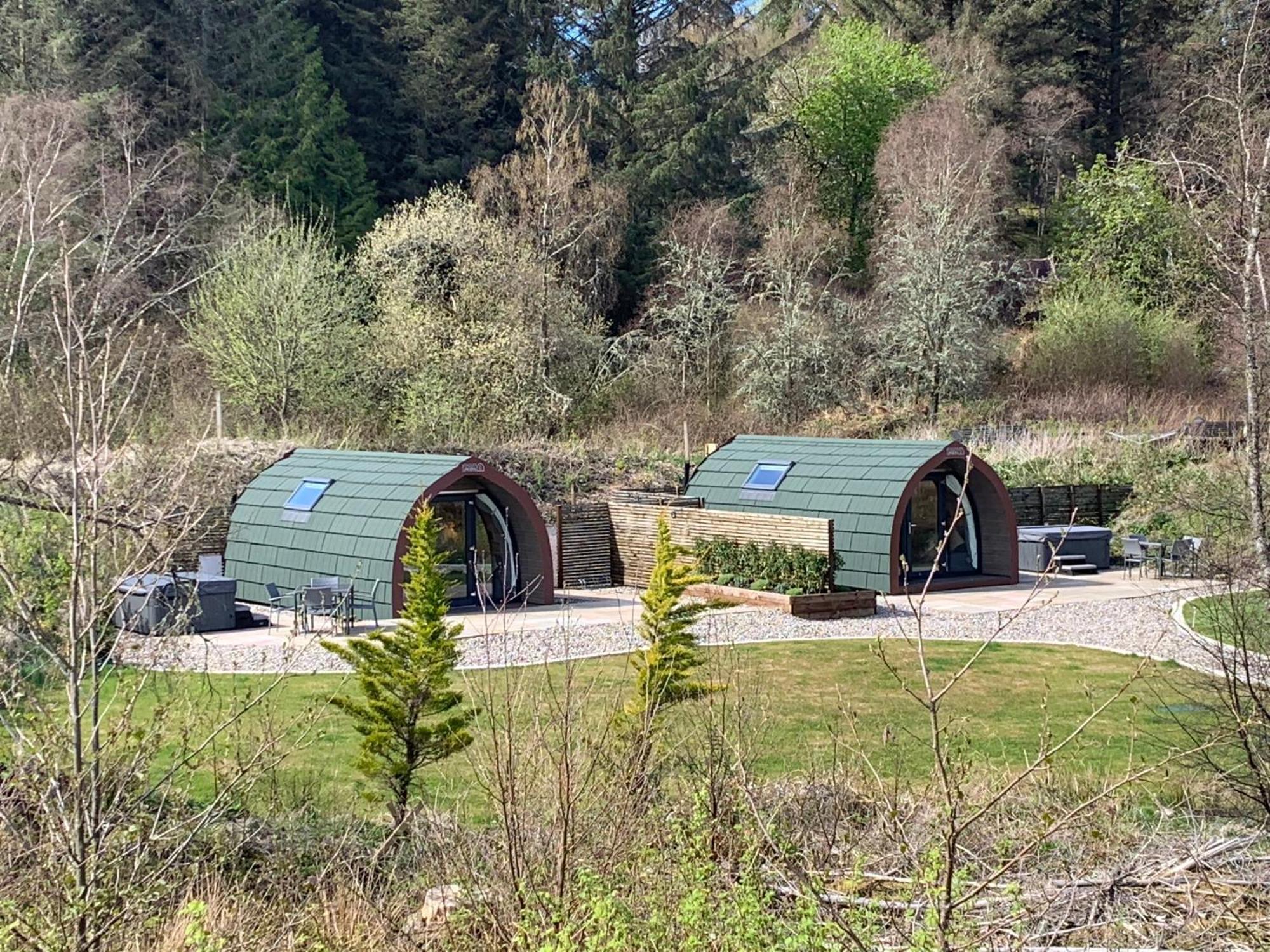 Red Squirrel Pod With Hot Tub Oban Exterior foto